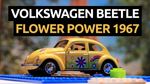 Prezentare Masinuta diecast Volkswagen Beetle Flower Power 1967