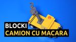 Construim CAMION CU MACARA, MY CITY de la BLOCKI, KB8038