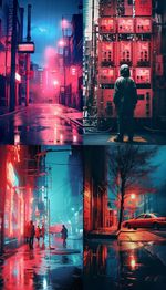 3/100 Digital Art, fotografii generate de AI - "Stunning photograph of a street photography"