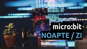 Cum facem Robotelul cu microbit sa detecteaza lumina mai puternica - Daniel Stefan