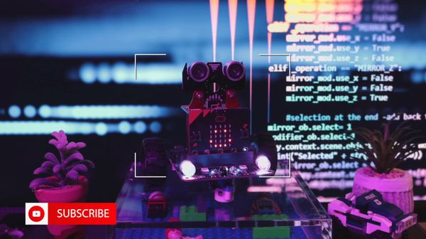 Microbit - Lumina colorata a robotelului, Daniel Stefan ⭐