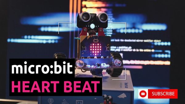 micro:bit ne arata Bataile inimii (Heart Beat) #microbit